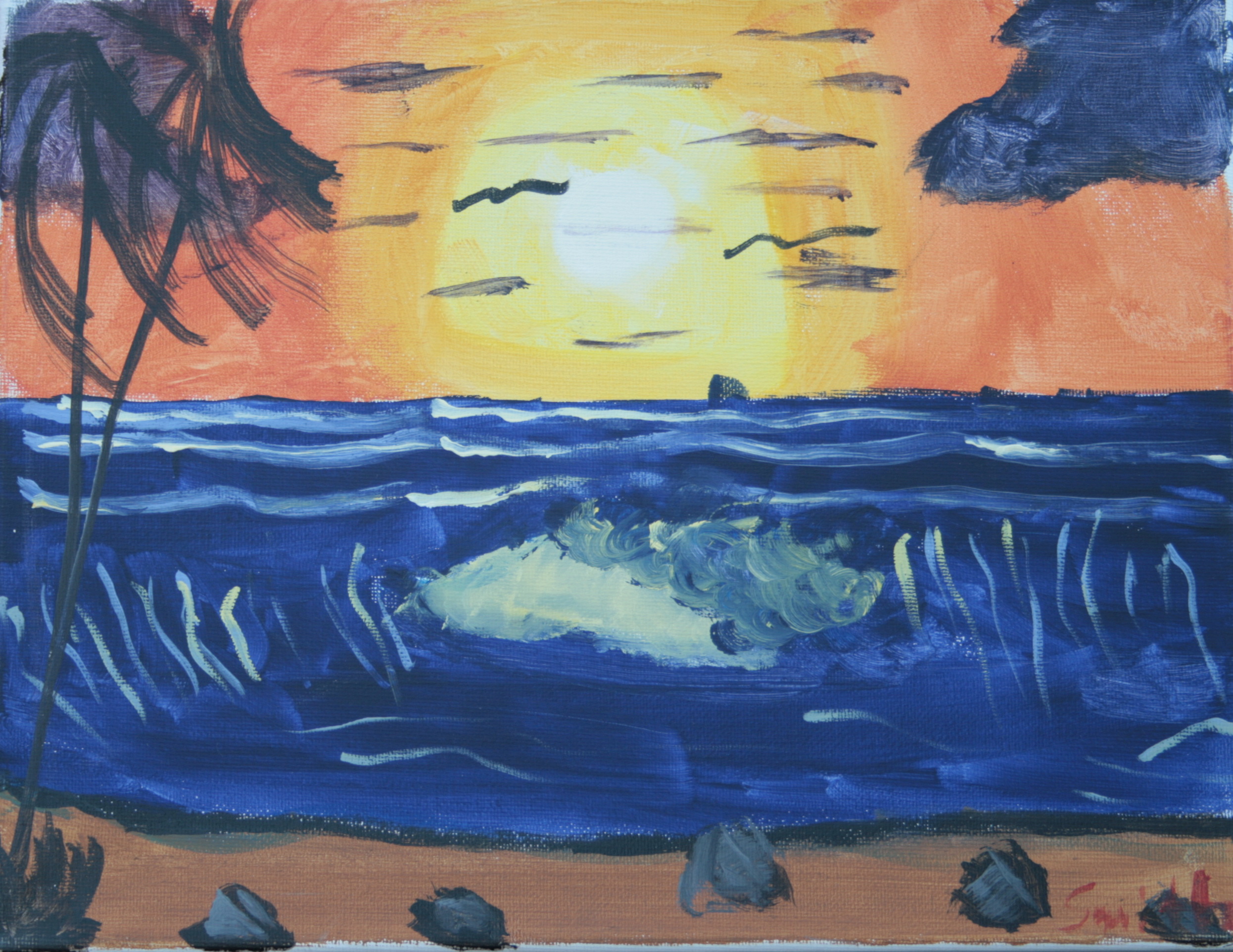(7) Ocean Sunset